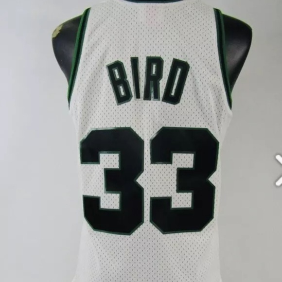 Larry Bird Mitchell & Ness Swingman Boston Celtics 1985-86 Jersey - White sz-sm - Picture 1 of 16